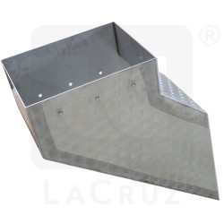 BASP90SLCX - Extension of the left top extractor for Braud 9000 - Inox